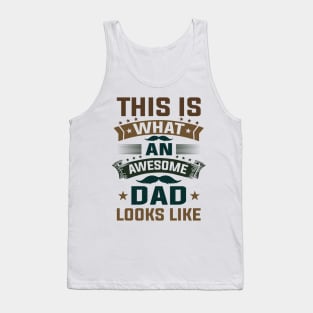 Fantastic Dad Fathers Day Beard Men Tank Top